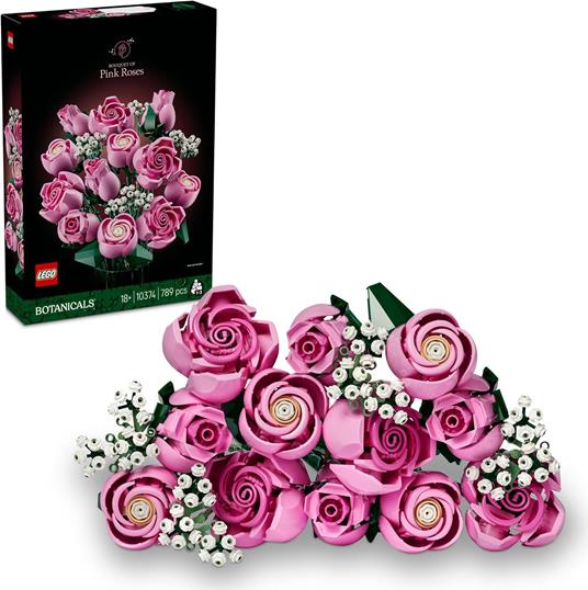 LEGO Botanicals 10374 Bouquet di rose rosa