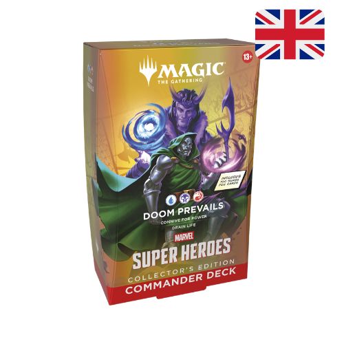 Magic the Gathering - Marvel Super Heroes - Collector’s Edition Commander Deck Doom Pre vails ENG