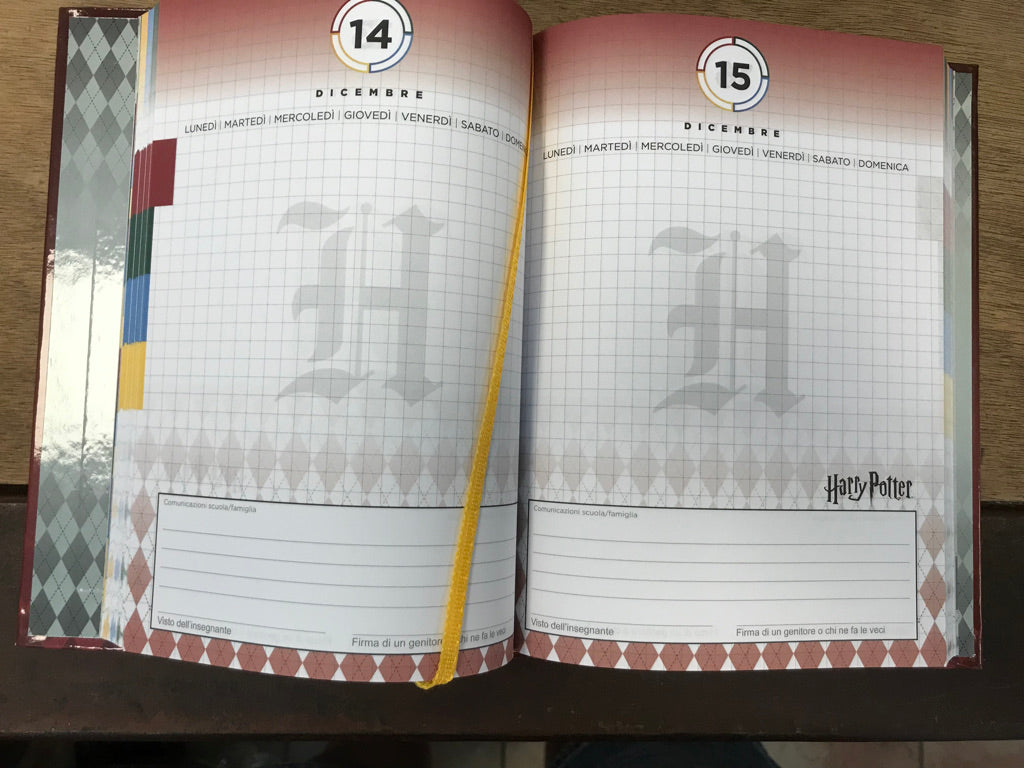 Harry Potter - Diario Scolastico Non Datato