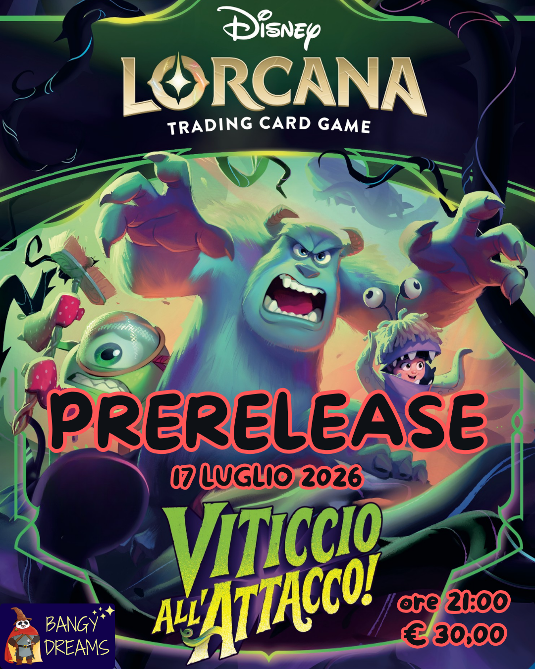 LORCANA PRERELEASE VITICCIO ALL'ATTACCO
