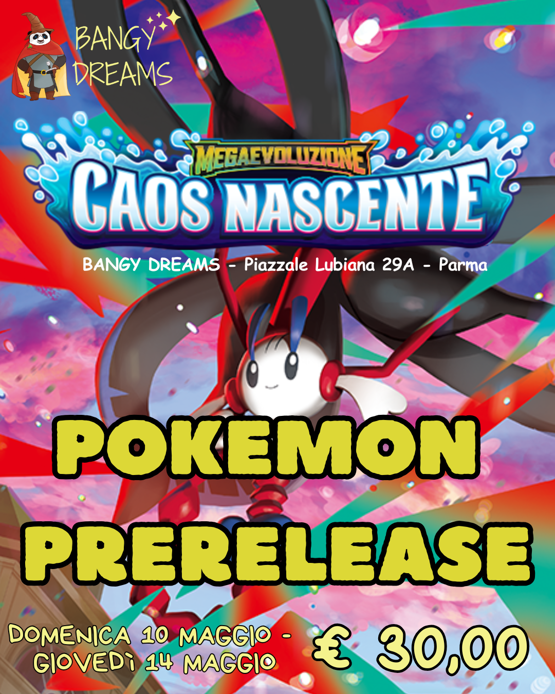 POKEMON CAOS NASCENTE PRERELEASE