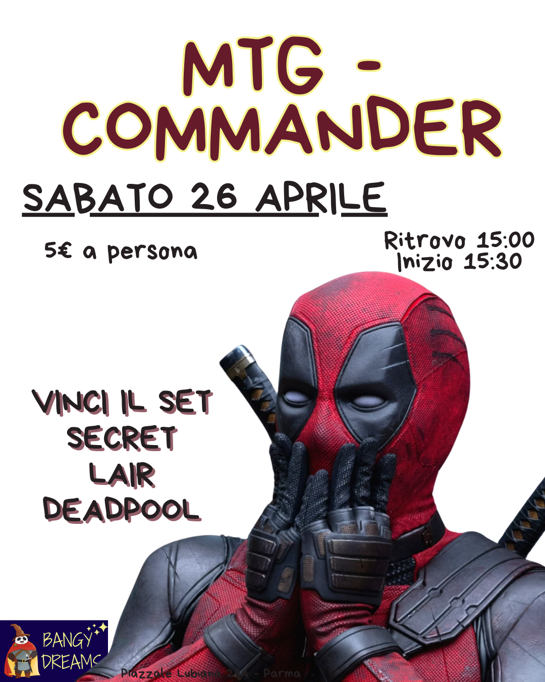 MAGIC THE GATHERING - COMMANDER VINCI DEADPOOL