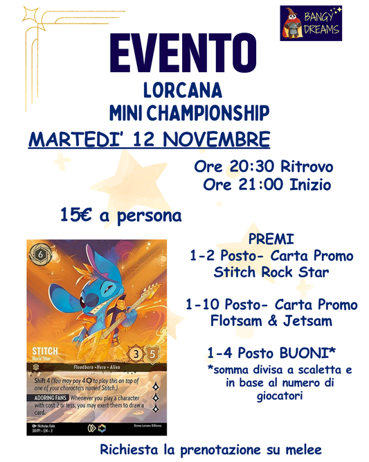 MINI CHAMPIONSHIP LORCANA