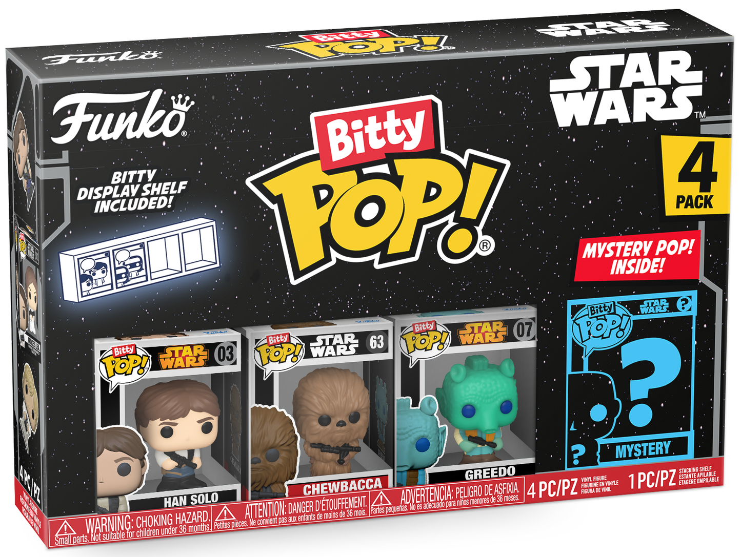 Funko Pop - Star Wars - Funko Bitty POP 4 Packs Han Solo