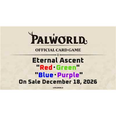 Palworld - Mazzo TD03 Trial Deck Eternal Ascent Red・Green ENG