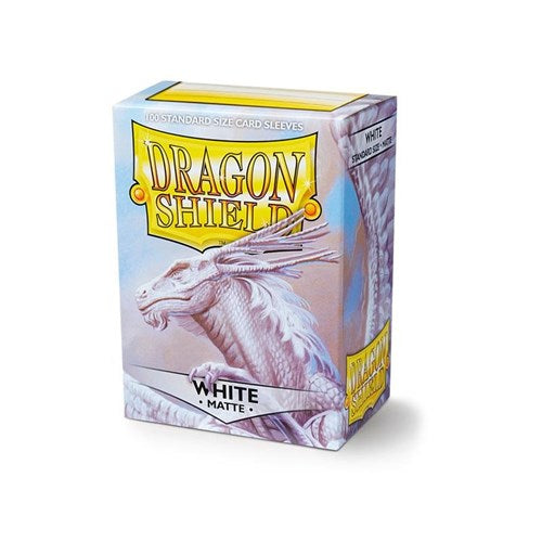 Dragon Shield - Standar Sleeves Matte White 100 Sleeves
