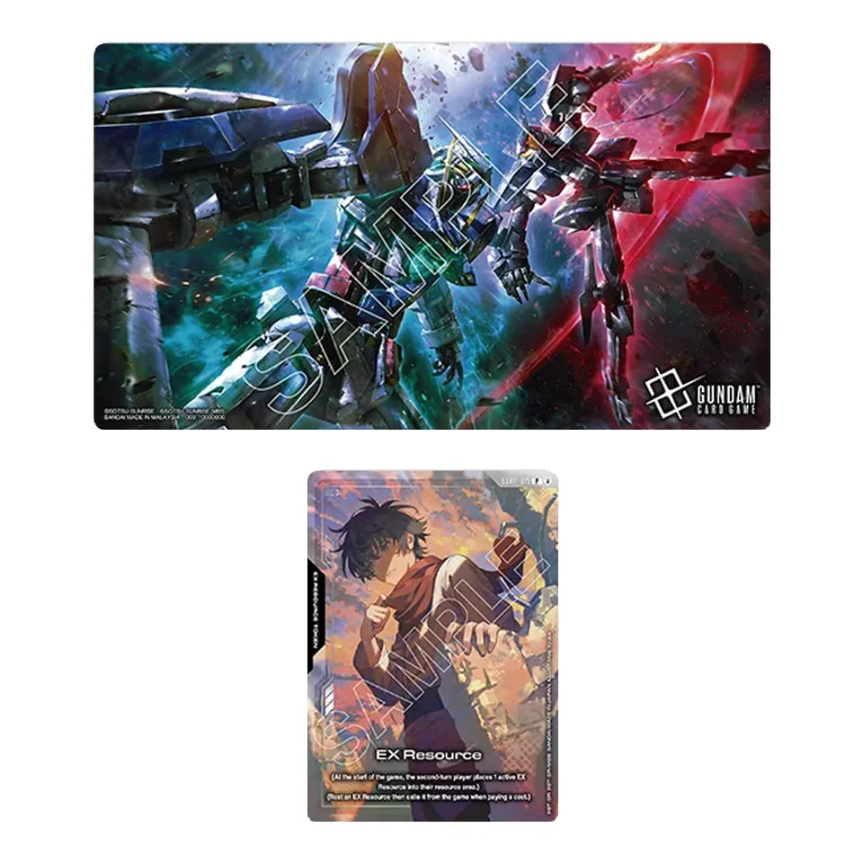 Gundam Card Game - Official Playmat & Card Set Mobile Suit Gundam 00