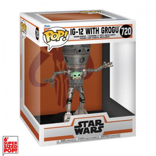 Funko Pop - Star Wars The Mandalorian - IG-12 w/Grogu