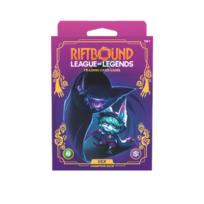 RiftBound: League of Legends: Unleashed -  Champion Deck: Vex ENG