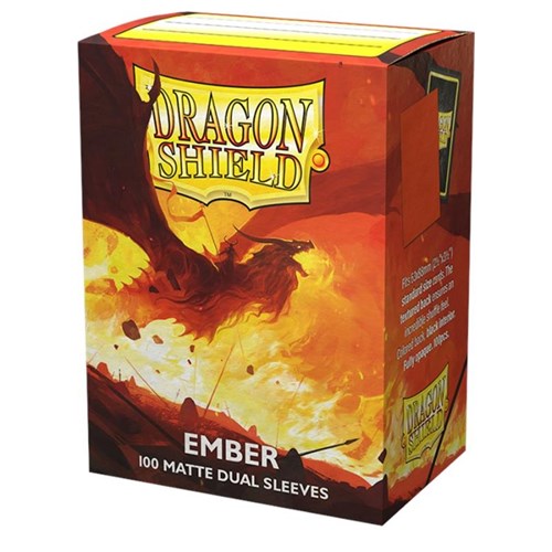 Dragon Shield - Standard Sleeves Dual Matte 100 Ember