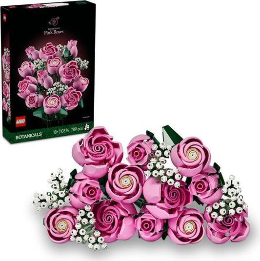 LEGO Botanicals 10374 Bouquet di rose rosa