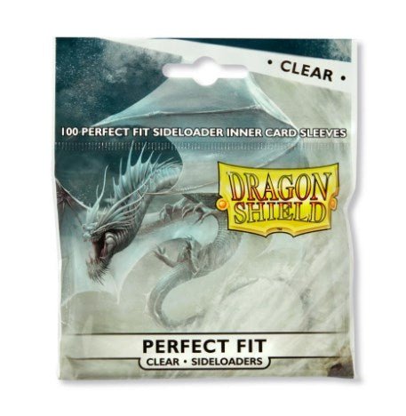 Dragon Shield - Bustine Protettive - 100 Sleeves Perfect Sideloading - Clear/Clear