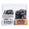 Epic Forge - Set 7 Dadi Black & Gold