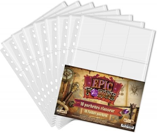 Epic Forge - Pack of 10-9 pockets pages