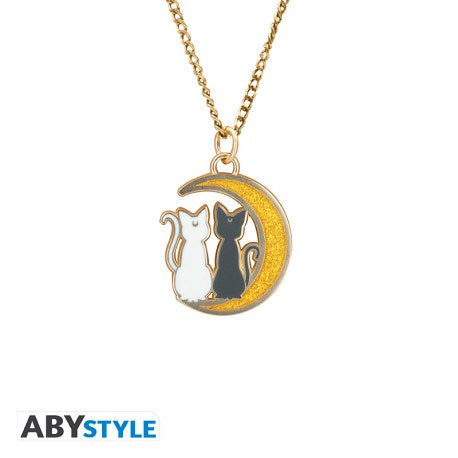 Sailor Moon - Collana con Pendente Cats on the Moon