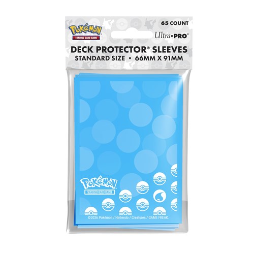 Ultra-Pro - Pokemon - 65 Deck Protector Sleeves Standard Size - Water Type