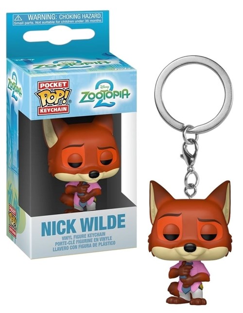 Funko Pop - Zootroolis 2 - Portachiavi Nick Wilde
