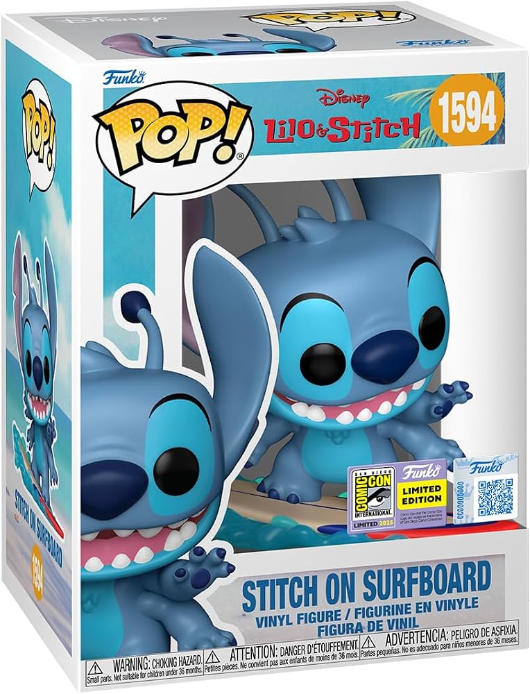 Funko Pop - Lilo & Stitch - Stitch In Surfboard (Exclusive)