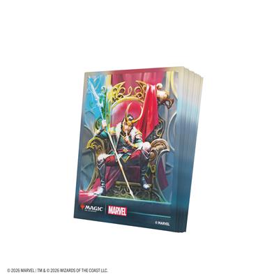 Gamegenic - Marvel Super Heroes Premium Art Sleeves - Loki/Doctor Doom