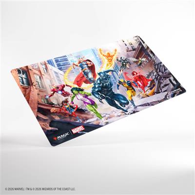Gamegenic - Marvel Super Heroes Shiny Playmat - Marvel Super Heroes
