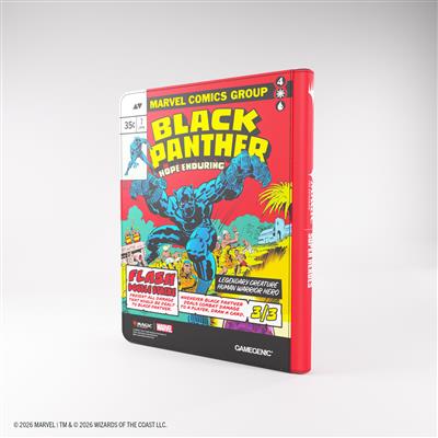 Gamegenic - Marvel Super Heroes Zip-Up Album 18-Pocket - C.America/B.Panth