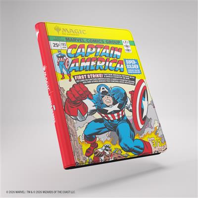 Gamegenic - Marvel Super Heroes Zip-Up Album 18-Pocket - C.America/B.Panth
