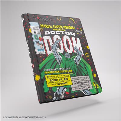Gamegenic - Marvel Super Heroes Zip-Up Album 18-Pocket - Doctor Doom/S.Man