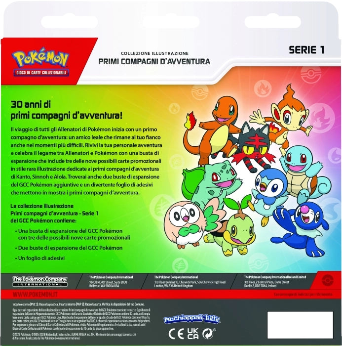 Pokemon - Collezione Illustrazione - Primi Compagni d'Avventura