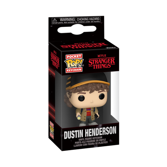 Funko Pop - Stranger Things - Portachiavi Dustin