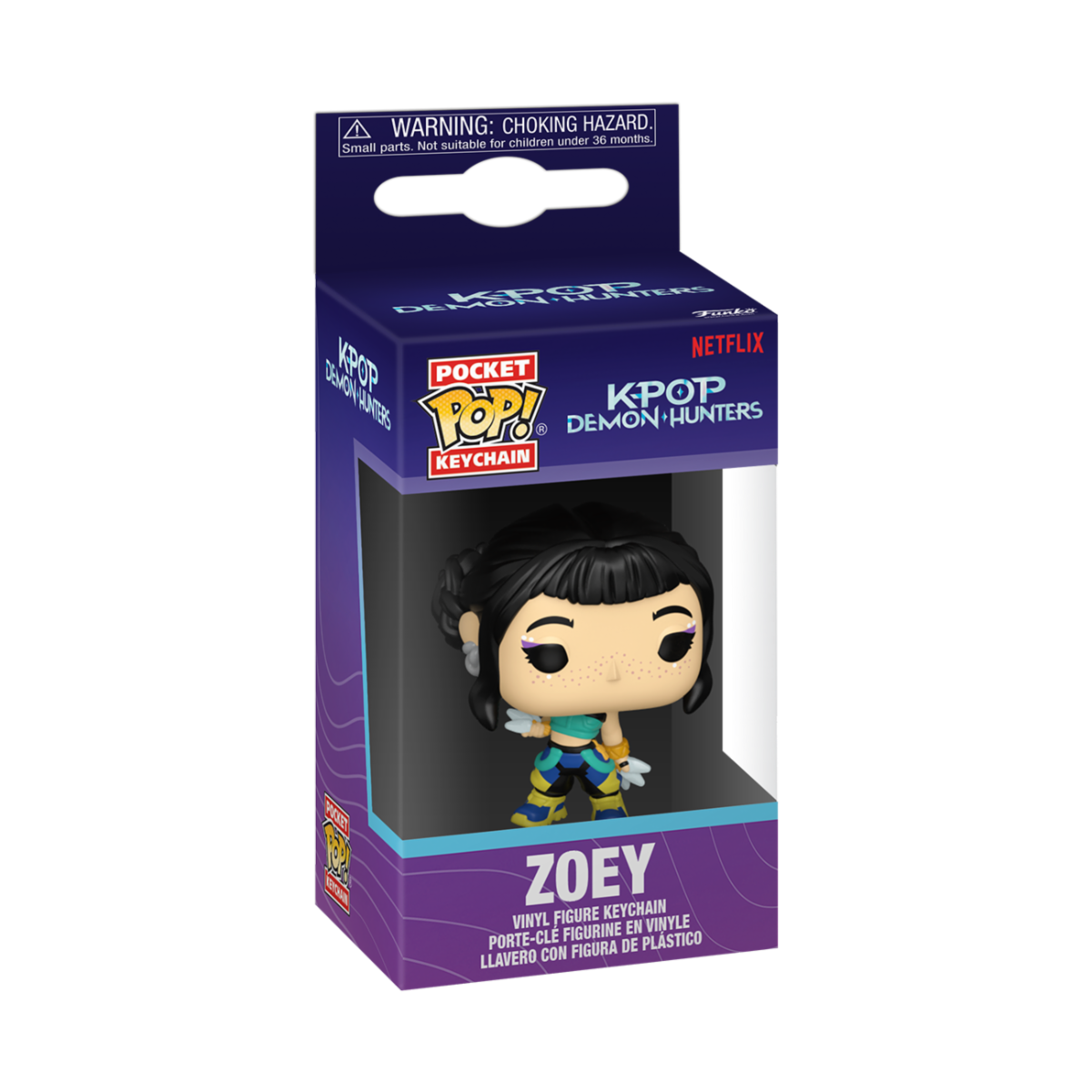 Funko Pop - KPop Demon Hunters - Portachiavi Zoye