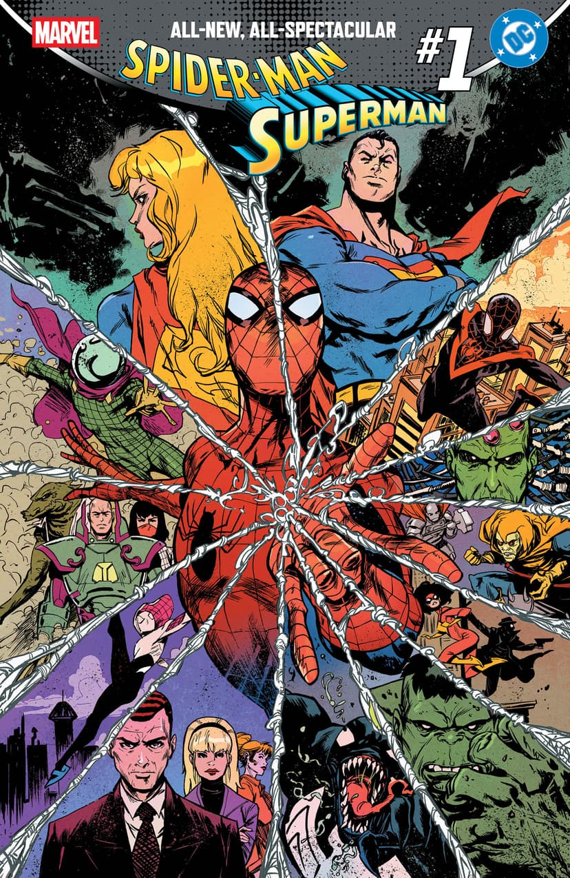 Spider Man/Superman 1 Variant Sandford Greene