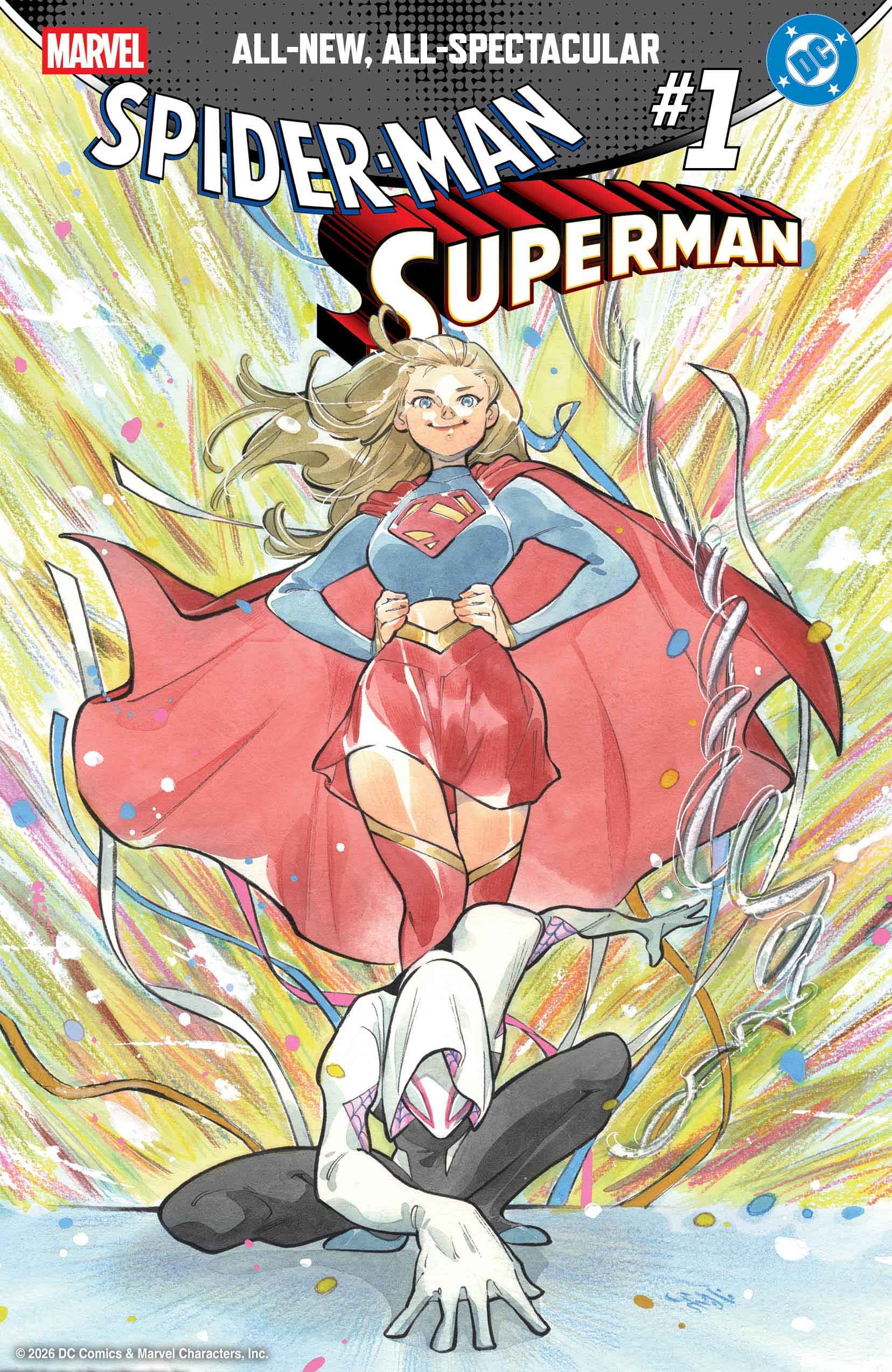 Spider Man/Superman 1 Variant Peach Momoko