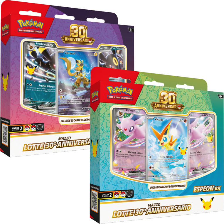Pokemon - 30th Anniversario - Mazzo Lotte Umbreon ex e Espeon-ex ITA