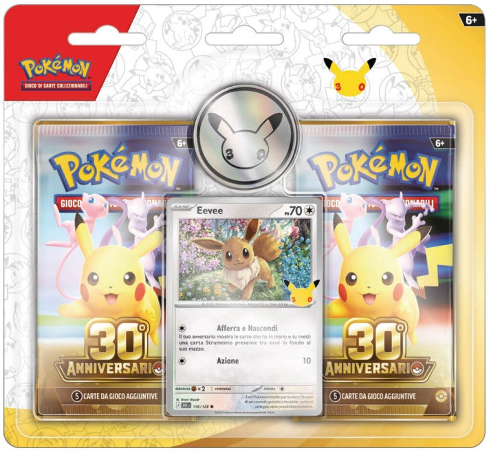 Pokemon - 30th Anniversario - Blister 2 Bustine ITA