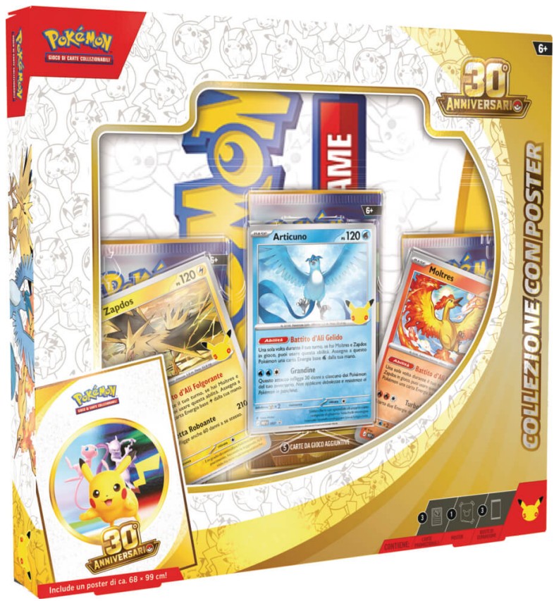 Pokemon - 30th Anniversario - Collezione con Poster ITA