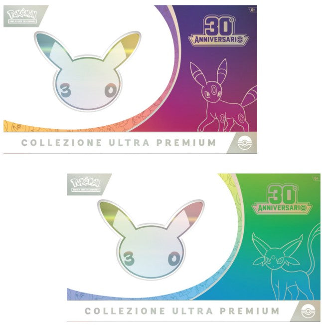 Pokemon - 30th Anniversario - Collezione Ultra Premium Espeon o Umbreon ITA