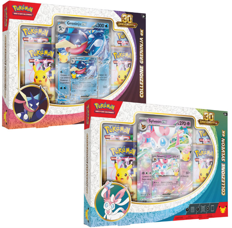 Pokemon - 30th Anniversario - Collezione Greninja-ex e Sylveon-ex ITA