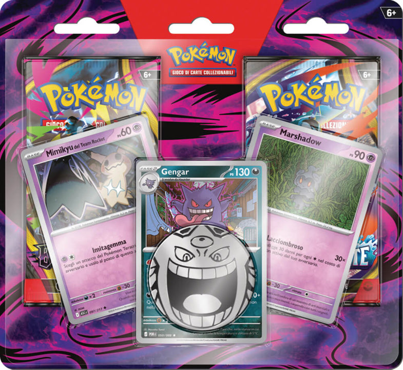 Pokemon - Blister 2 Buste Gengar Marshadow e Mimikyu