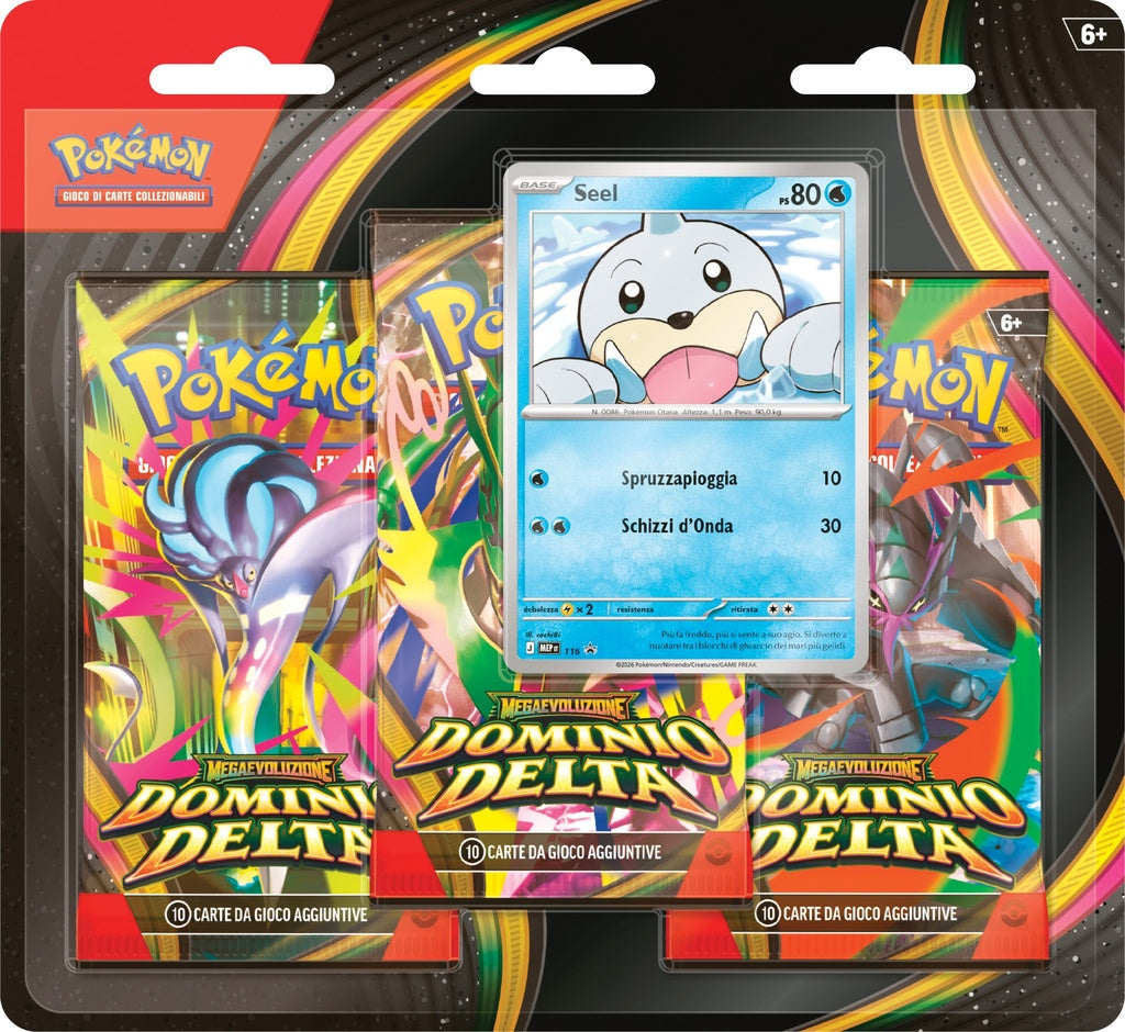 Pokemon - Megaevoluzione: Dominio Delta - 3 Pack Blister ITA