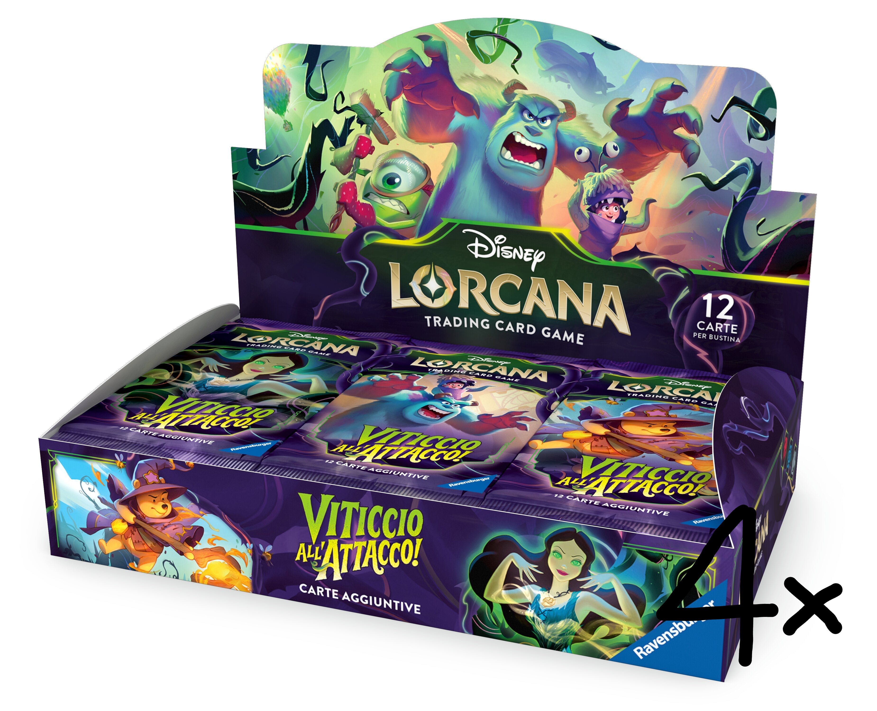 Lorcana - Viticcio all'Attacco - Booster Display ITA