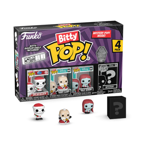 Funko Pop - Disney Nightmare before Christmas - Funko Bitty POP 4 Packs Santa Jack