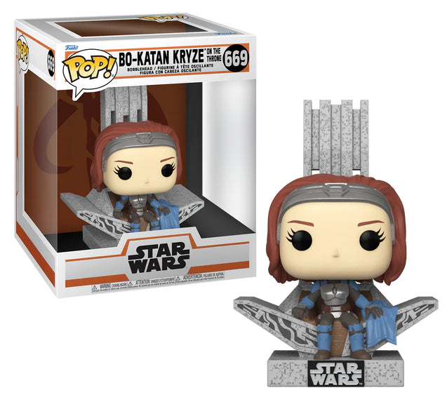 Funko Pop - Star Wars The Mandalorian - Bo-Katan on Throne