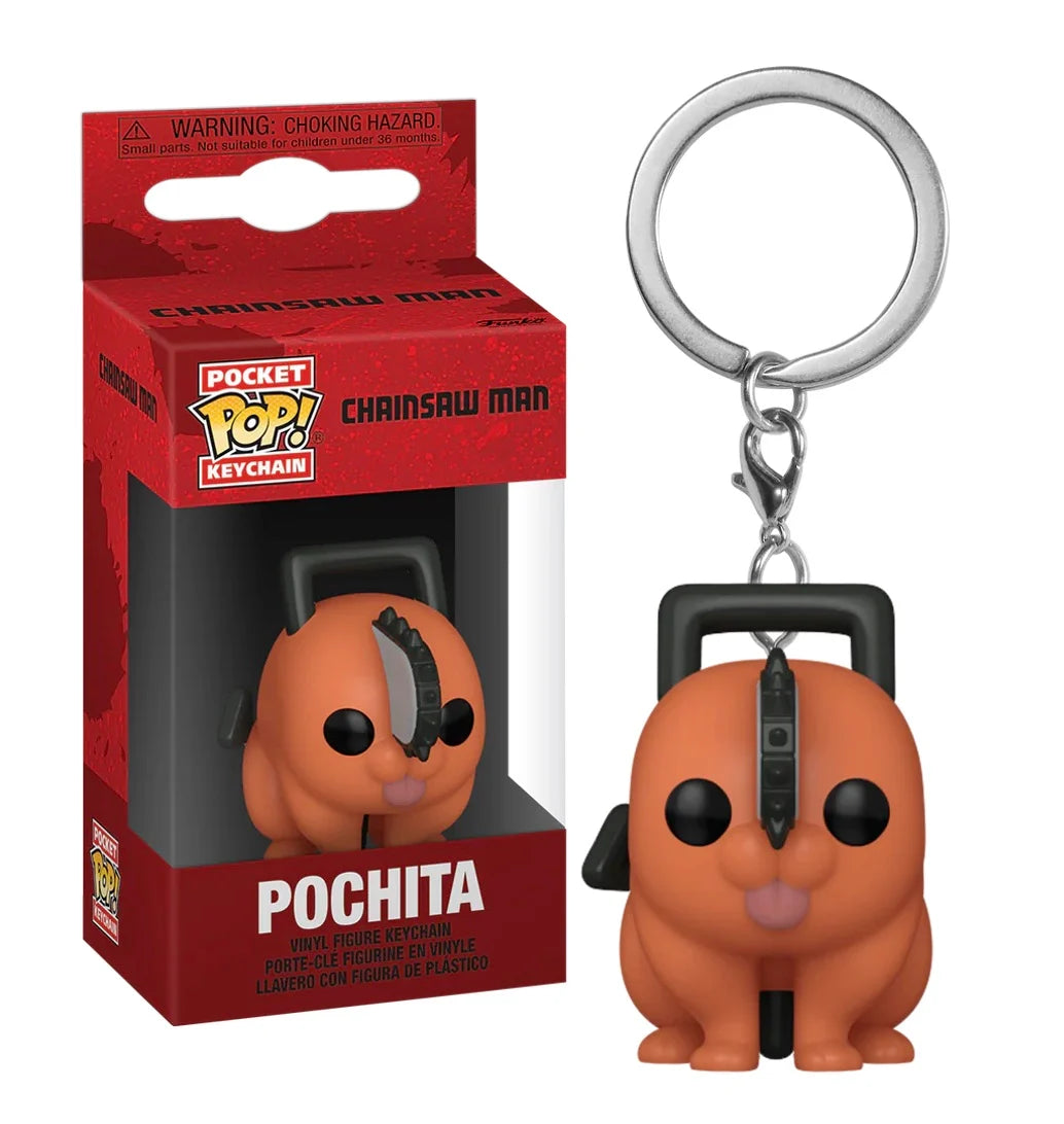 Funko Pop - Chainsaw Man - Portachiavi Pochita