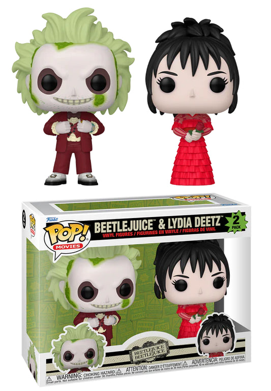 Funko Pop - Beetlejuice 2 - 2 Pack Beetlejuice & Lydia Deetz