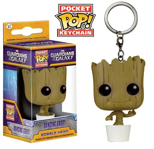 Funko Pop - Marvel - Portachiavi Dancing Groot