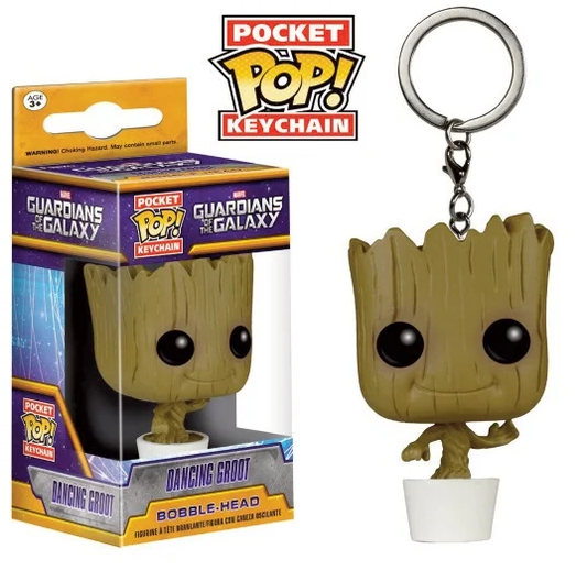 Funko Pop - Marvel - Portachiavi Dancing Groot
