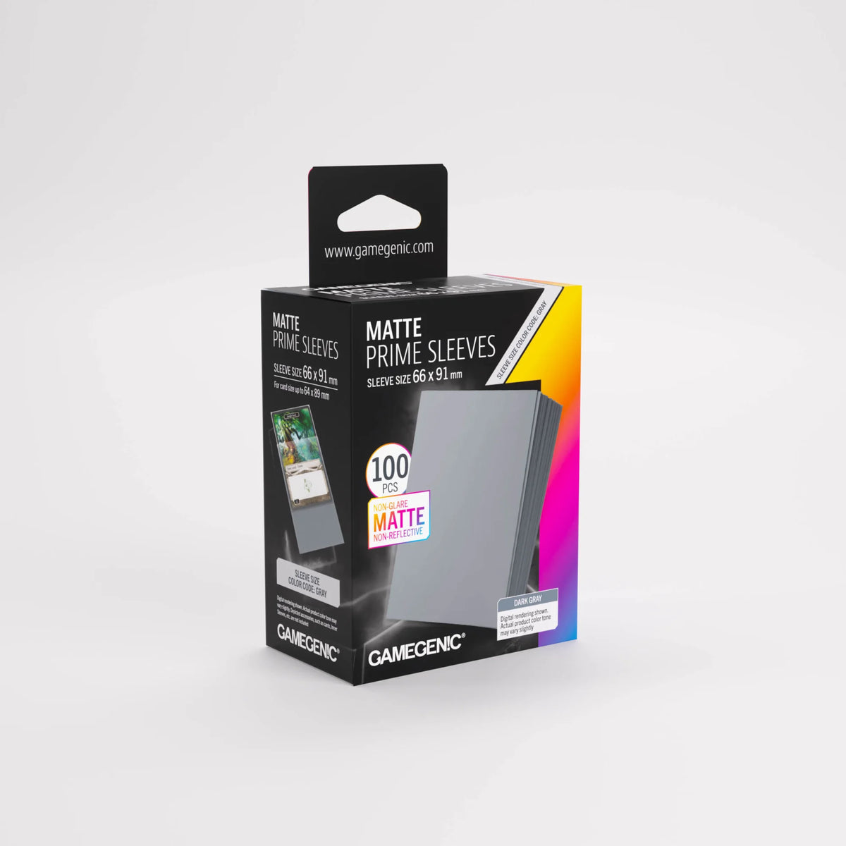 Gamegenic - Matte Prime Sleeves Dark Grey