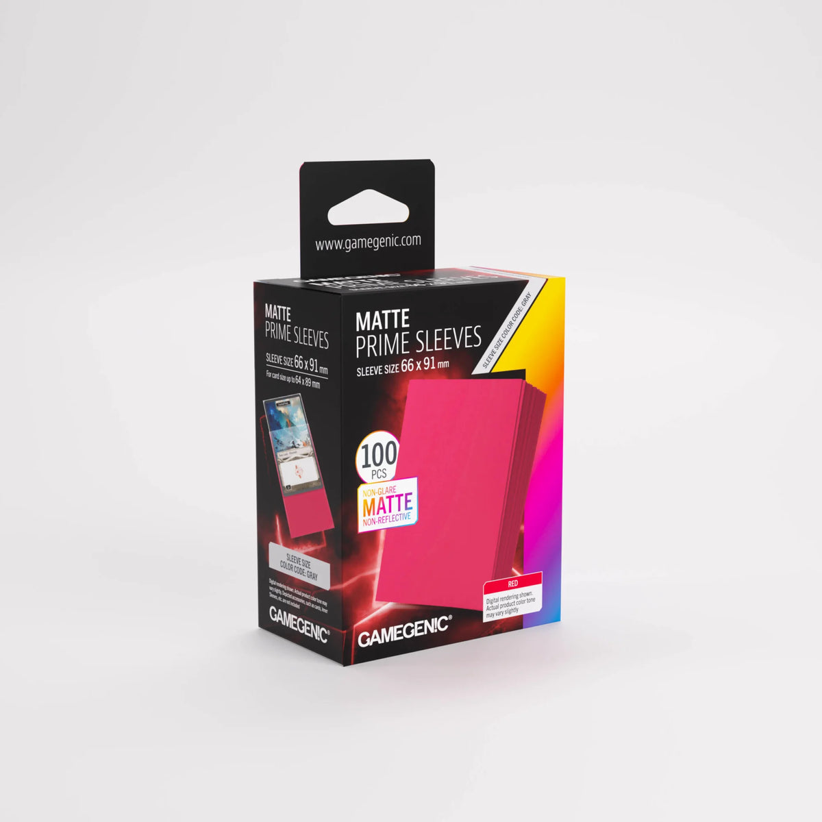 Gamegenic - Matte Prime Sleeves Red