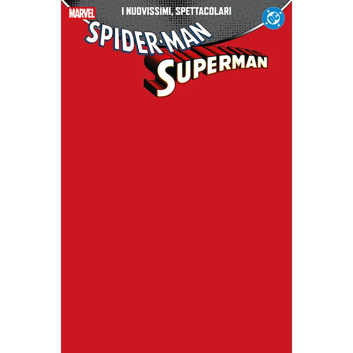 Spider Man/Superman 1 Variant Red Blank