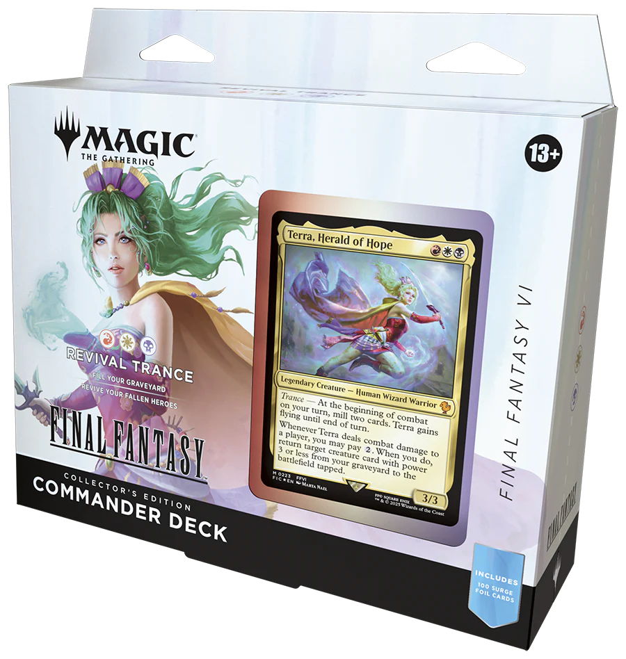 Magic the Gathering - Final Fantasy -  Mazzo Commander Collector Revival trance ENG